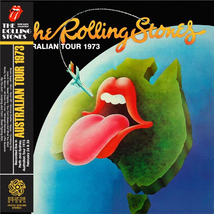 THE ROLLING STONES Australian Tour Live in Perth / Sydney, AU 1973