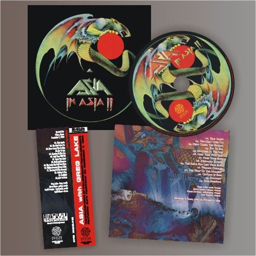 ASIA feat. GREG LAKE - Asia In Asia II: Live in Tokyo, JP 1983 (mini LP / CD) SBD
