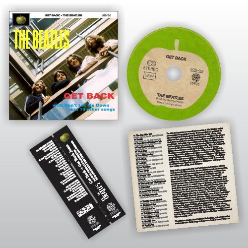 THE BEATLES - Get Back + Get Back Jams: 2nd Glyn Johns album remaster 1969 (mini LP / CD)